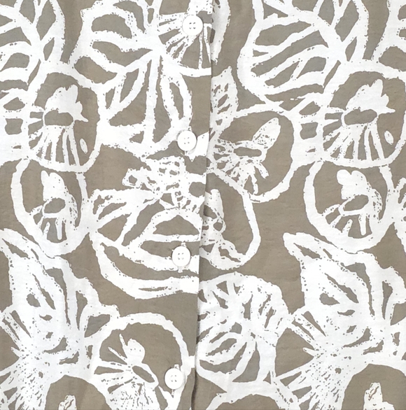 Tilley Deadstock Tunic Shirt Button Down Long Line Rayon Blend Size L VTG - Picture 6 of 9